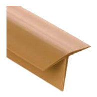 M-D PRO - Moulure de couvert en vinyle, brun 3/4" x 1 1/4" x 12'