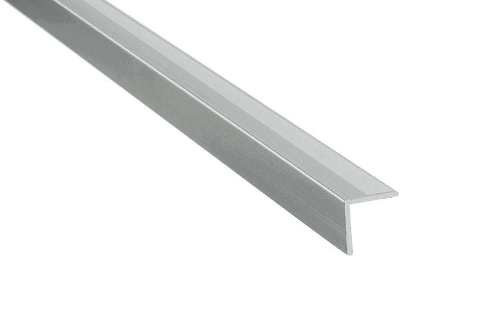 M-D PRO - Moulure de protection de coin en aluminium anodisé #050 White 1/2" (12.5 mm) x 1/2" x 12'