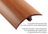 M-D PRO - Capuchon en E à jambe large en vinyle, fini lisse Oak 1/2" x 1 1/2" x 12'
