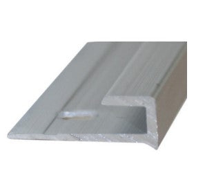 M-D PRO - Moulure J en métal Aluminium finition fraisée 1/8" (3.2 mm) x 3/4" x 12'