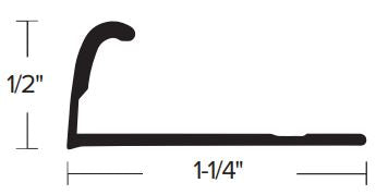 Futura Transitions - Collier de serrage sans goupille de qualité supérieure de 1/2", nickel martelé