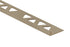 Prova - Moulure décorative pour bordure de céramique Pro-Coat aluminium à revêtement en poudre Titane mat - (4.5 mm) 3/16" x 8'
