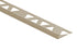 Prova - Moulure décorative pour bordure de céramique Pro-Coat aluminium à revêtement en poudre Titane mat - (6 mm) 1/4" x 8'