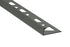 Prova - Moulure décorative pour bordure de céramique Pro-Coat aluminium à revêtement en poudre Gris Tonnerre mat - (10 mm) 3/8" x 8'
