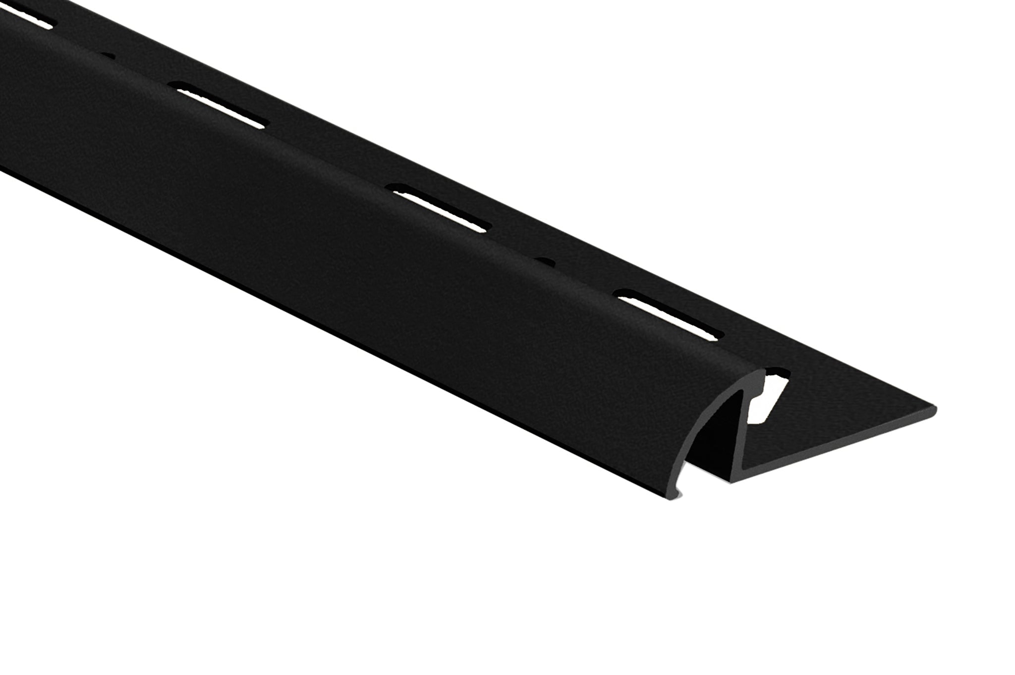 Prova - Moulure arrondie décorative pour la céramique CM2251 en aluminium noir mat - 3/8" x 8'