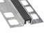 Prova - Profilé de joint d'expansion commerial Prova Tile Edge Aluminium avec insert vinyle noir naturel 1/2" (12.5 mm) x 2-3/8" x 96"