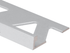 M-D PRO - Bordure de tuile plate Clair anodisé satiné 1/4" x 8'