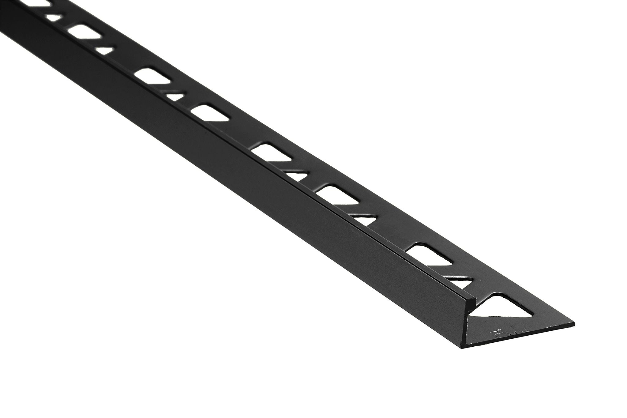Prova - Moulure décorative plate pour bordure de céramique Prova Tile Edge Aluminium noir 3/8" (10 mm) x 96"