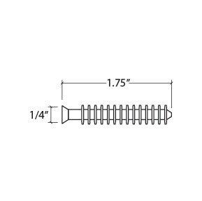 Versatrim - Cheville en polystyrène pour SlimTrim (paquet de 8)