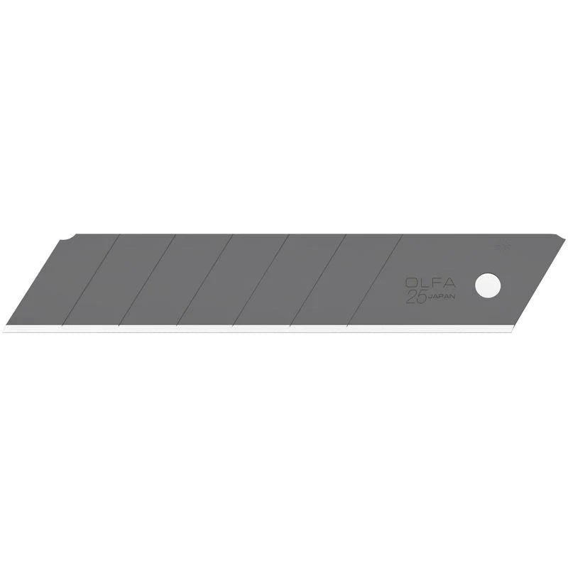 Olfa - Lame sécable robuste Noir 25 mm (paquet de 40)