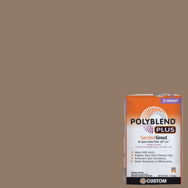 Custom Building Products - Coulis avec sable Polyblend Plus #145 Earth 11.34 kg