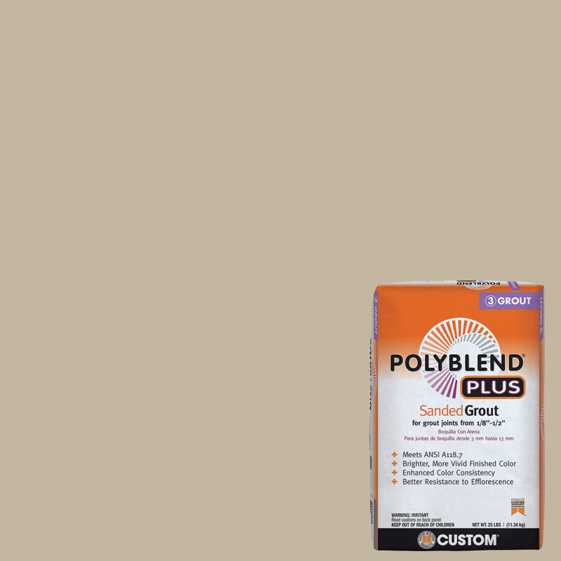 Custom Building Products - Coulis avec sable PolyBlend Plus #172 Urban Putty 11.34 kg