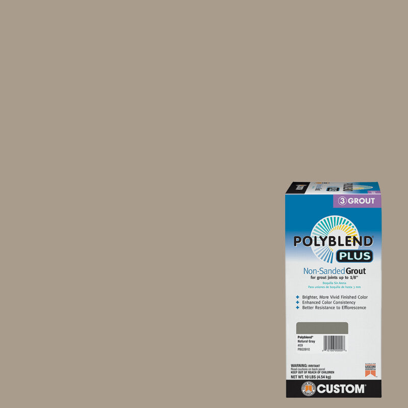 Custom Building Products - Coulis sans sable PolyBlend Plus #183 Chateau 4.54 kg