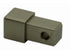Progress Profiles - Embout de fin de moulure à céramique Projolly Square aluminium titane poli 1/2" (12.5 mm) (paquet de 2)