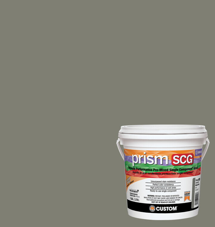 Custom Building Products - Couls pré-mélangé Prism SCG #9 Natural Gray 3.78 L