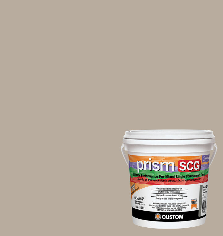 Custom Building Products - Couls pré-mélangé Prism SCG #386 Oyster Gray 3.78 L