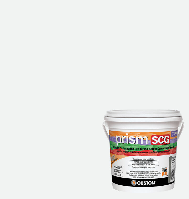 Custom Building Products - Couls pré-mélangé Prism SCG #640 Arctic White 3.78 L