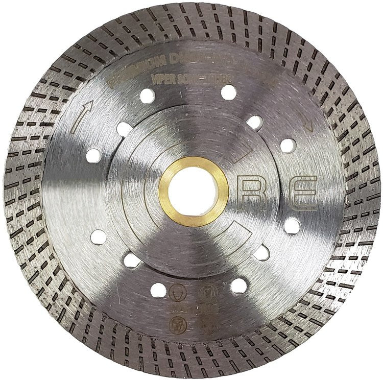 Core Abrasives - Lame segmentée turbo Viper pour la porcelaine 5"