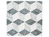 Anatolia - Cabana - Jade - Mosaïque de galets de marbre Node, fini vieilli 26 x 30 cm