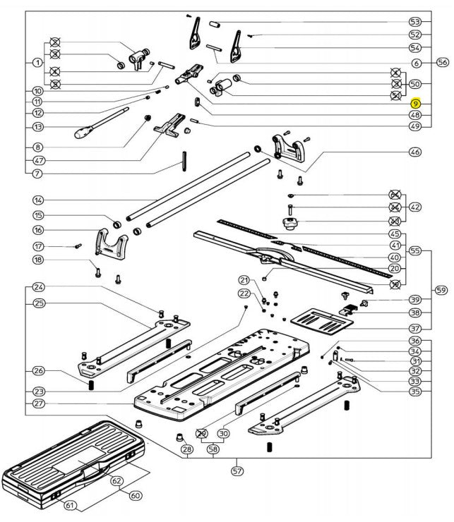 Rubi - Ensemble de boule à outils Tr pour TR-600-S