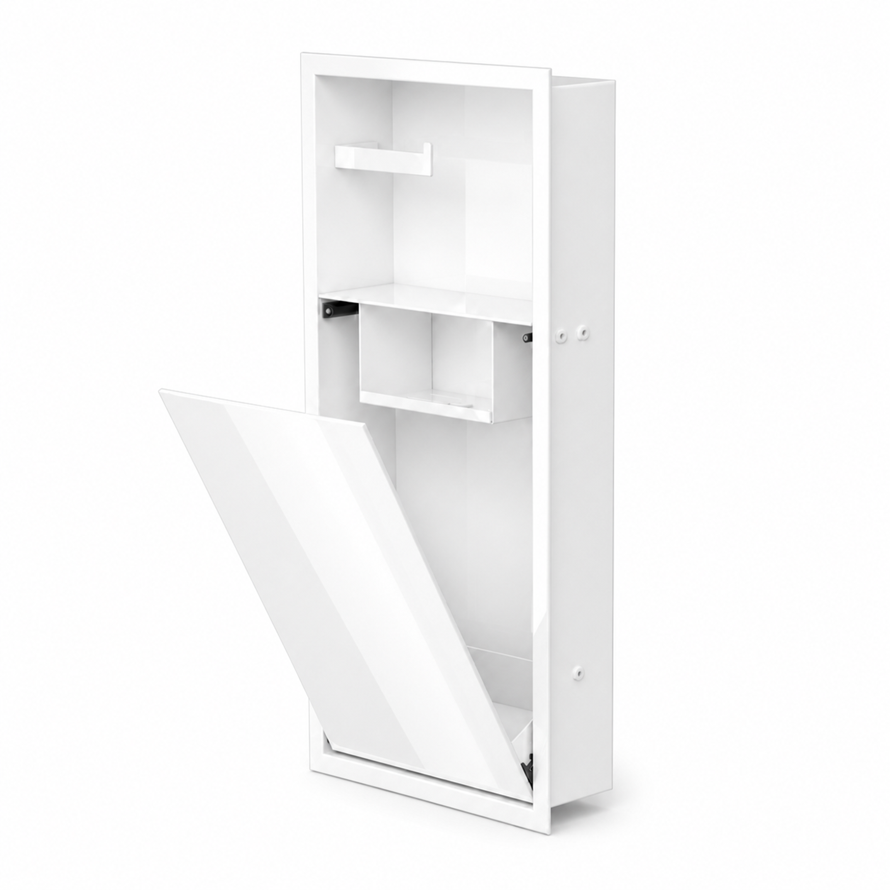 WC Niche Zvelt blanc lustré ouverte