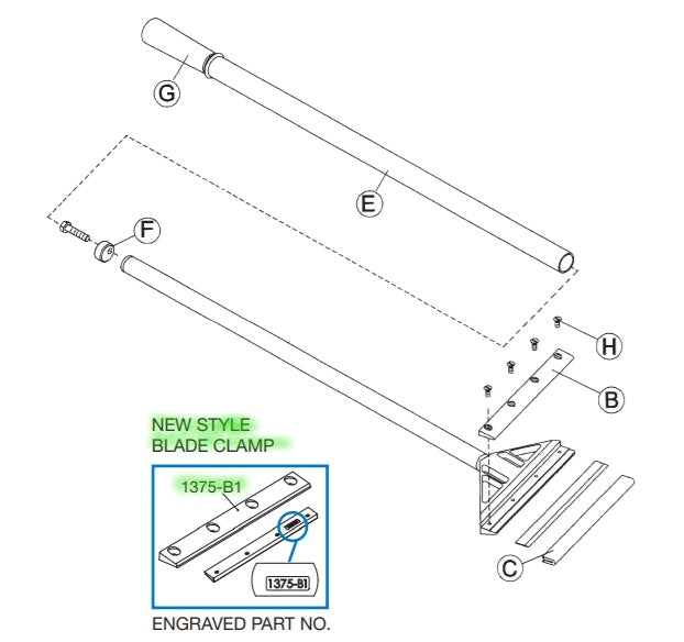 Crain - Pince avec 4 vis pour no. 375 Nouvelle version