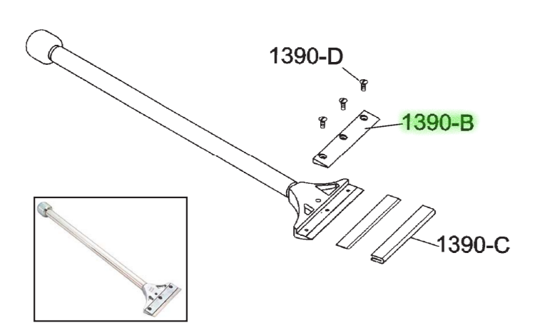 Crain - Pince avec 3 vis pour no. 390