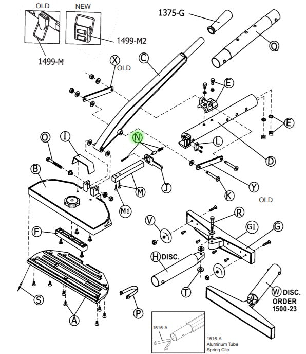 Crain - Levier de friend avec ressort avec vis pour nos. 499-500 Nouvelle version (paquet de 3)