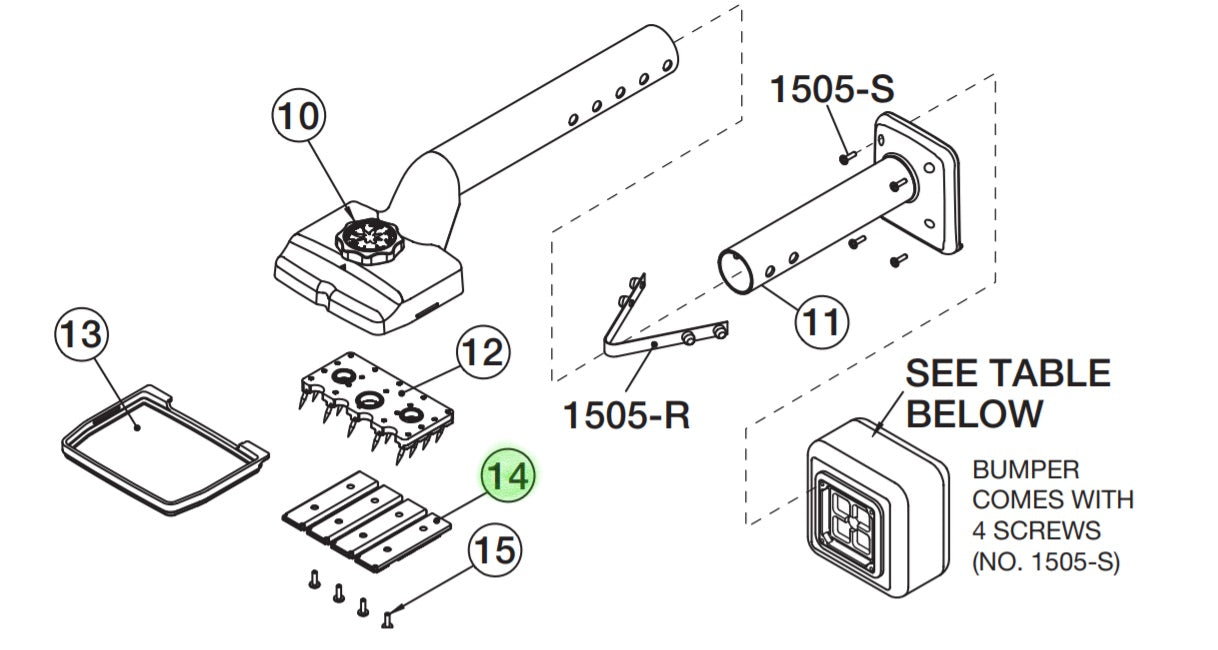 Crain - Inserts pour no. 525 (paquet de 4)