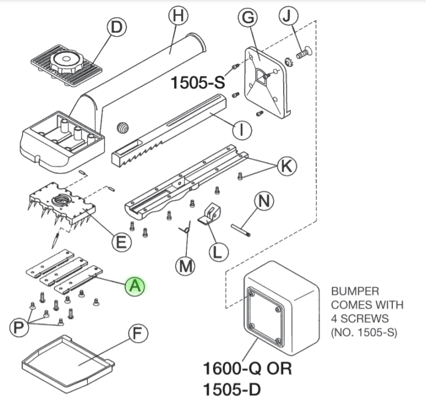 Crain - Inserts pour no. 600