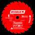 Diablo - Lame de scie à charpente 24 dents 7-1/4"