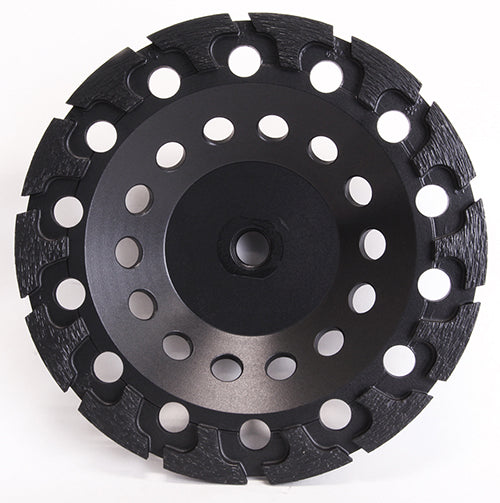 Pearl Abrasive - Meule diamantée T-Seg - 7 x 5/8" - 11