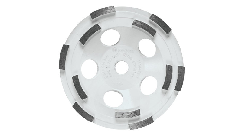 Bosch - Double rangée de meules diamantées segmentées pour le béton 5"