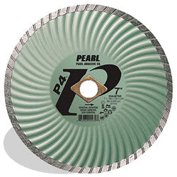 Pearl Abrasive - P4 Lame à segments à noyau ondulé pour usage général. contour de 8 mm 9" x 0.080" x 7/8". 5/8"