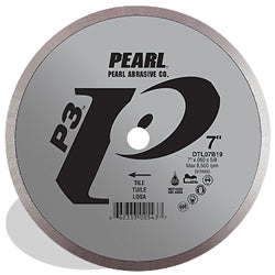 Pearl Abrasive - P3 Lame Turbo à noyau plat pour usage général. contour de 12 mm 4 1/2" x 0.060" x 7/8". 5/8"