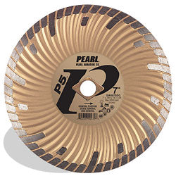 Pearl Abrasive - P5 Lame Turbo à noyau ondulé pour usage général. segement de 8 mm 10" x 0.080" x 5/8"