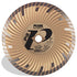 Pearl Abrasive - P5 Lame Turbo à noyau ondulé pour usage général. segement de 8 mm 10" x 0.080" x 5/8"