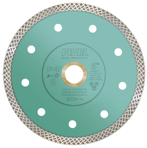 Pearl Abrasive - P4 Lame turbo à mailles. 10 mm Rim 4" x 0.048" x 7/8". 20 mm