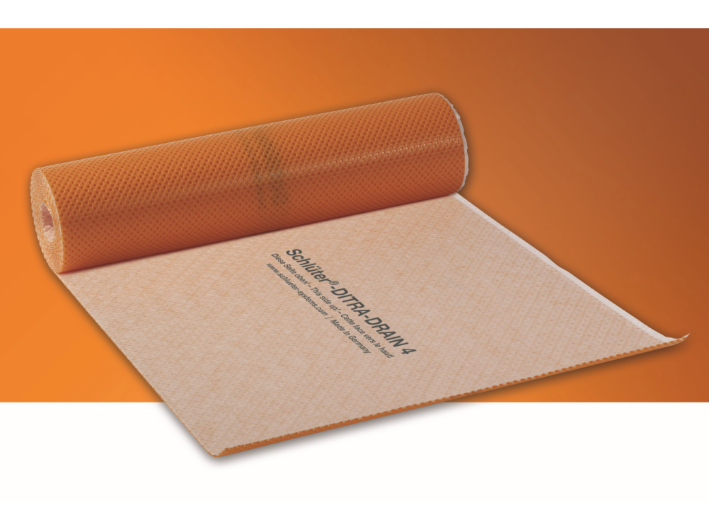 Schluter - 3' 3" x 33' - DITRA-DRAIN drainage membrane ||DITRA-DRAIN10M