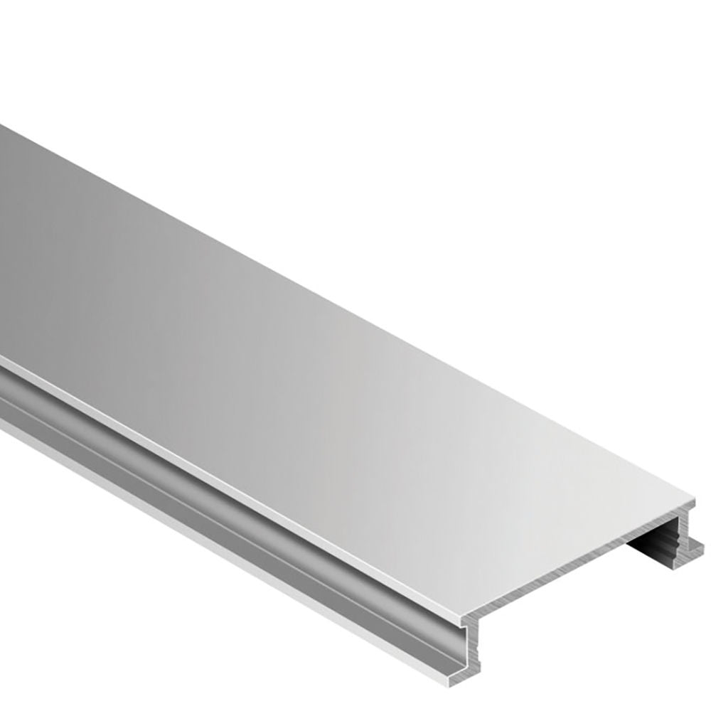 Schluter - DESIGNLINE Profil décoratif de bordure - aluminium anodisé mat 1/4" (6 mm) x 8' 2-1/2"