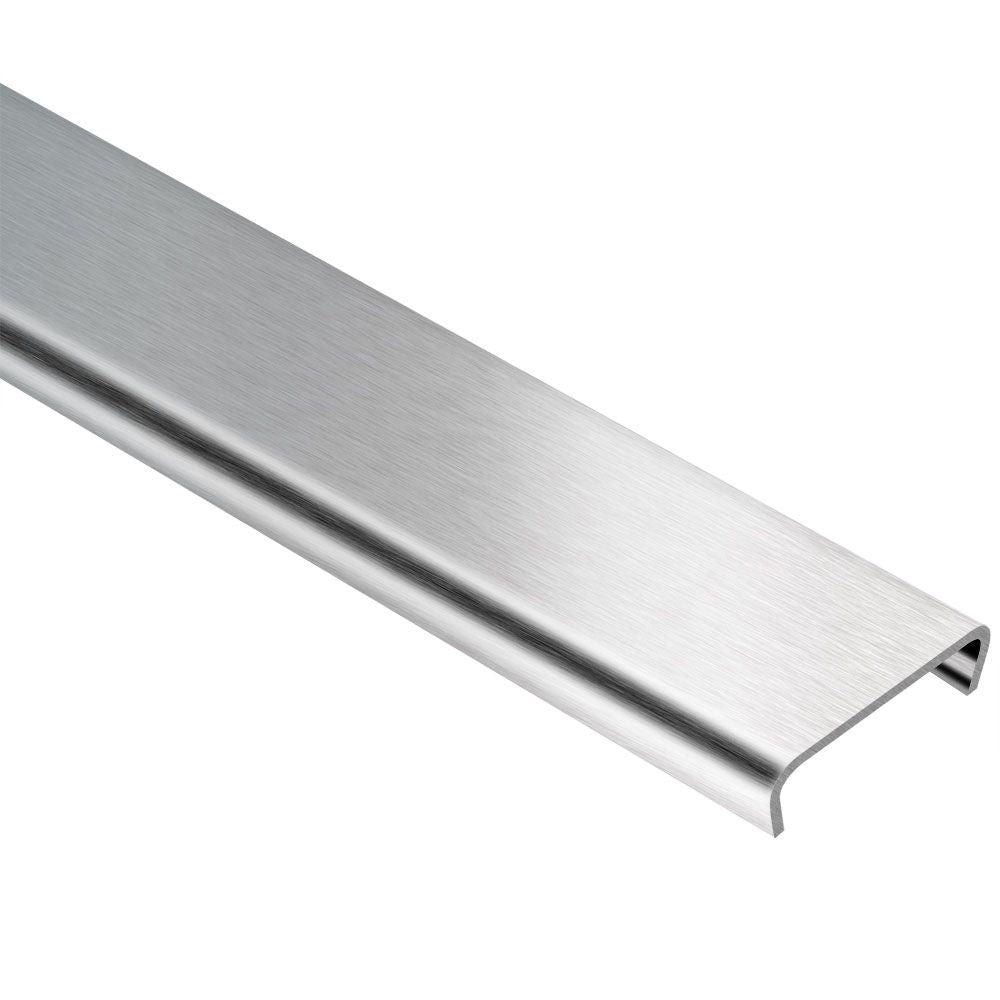 Schluter - DESIGNLINE Profil décoratif de bordure - acier inoxydable (V2) brossé 1/4" (6 mm) x 8' 2-1/2"