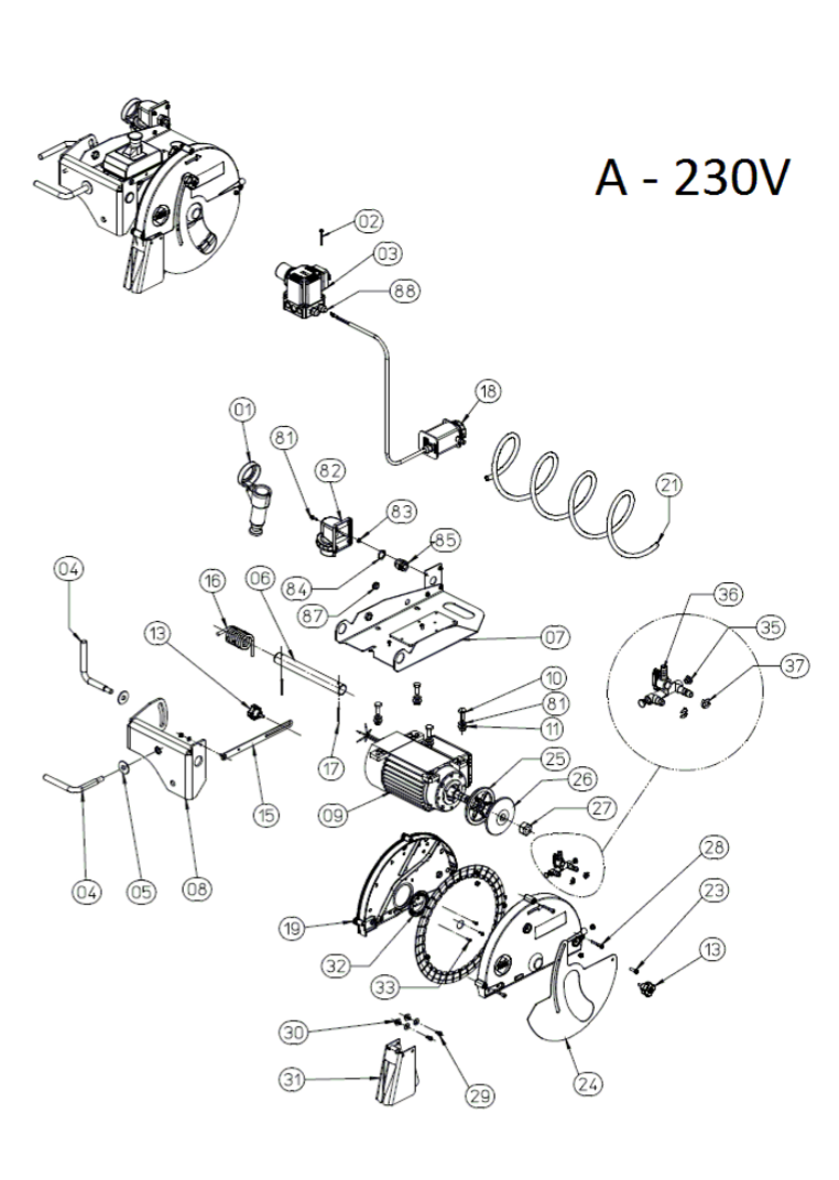 Rubi - Écrou pour DR-350