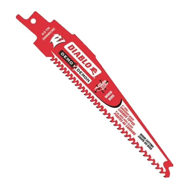 Diablo - Lame de scie à mouvement alternatif Demo Demon 6/9 TPI à pointes en carbure 6"