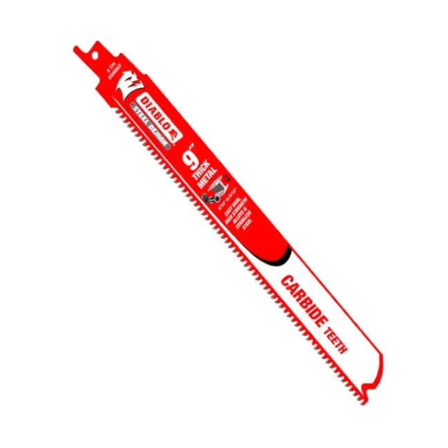 Diablo - Lame de scie à mouvement alternatif Steel Demon 8 TPI à pointes en carbure 9"
