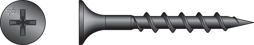 Simpson Strong Tie - DWC Vis à cloison sèche #6 - 1 1/4" (paquet de 2500)