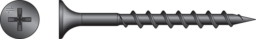 Simpson Strong Tie - DWC Vis à cloison sèche #6 - 1 5/8" (paquet de 2500)