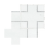 Utopio Schema Mosaïque Pierre Naturelle - Dove ||5001-0378-0