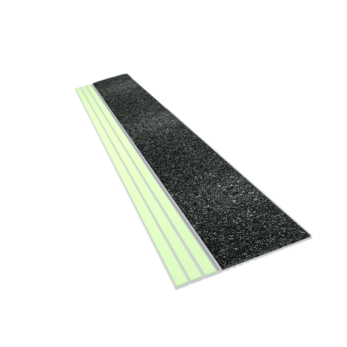 Kinesik - Ecoglo E30 Bord de marche contrastant photoluminescent avec bande antidérapante noire 2" x 8'