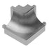 Schluter - DILEX-AHK Coin extérieur rond 90° avec un radius de 3/8" (10 mm) - aluminium anodisé chrome brossé