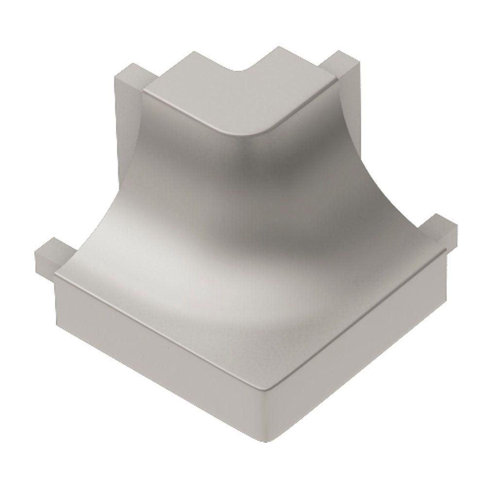 Schluter - DILEX-AHK Coin extérieur rond 90° avec un radius de 3/8" (10 mm) - aluminium anodizé nickel mat